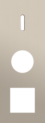 Drievoudige afdekplaat, verticaal 71 mm centerafstand, voor