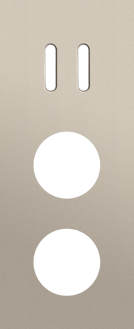 Drievoudige afdekplaat, verticaal 60 mm centerafstand, voor