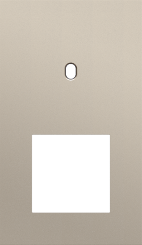 Tweevoudige afdekplaat, verticaal 60 mm centerafstand, voor