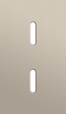 Tweevoudige afdekplaat, verticaal 60 mm centerafstand, voor