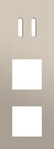 Drievoudige afdekplaat, verticaal 71 mm centerafstand, voor