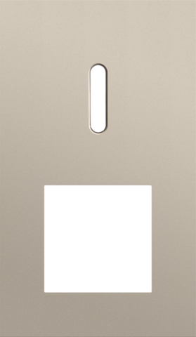 Tweevoudige afdekplaat, verticaal 60 mm centerafstand, voor