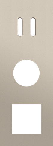 Drievoudige afdekplaat, verticaal 71 mm centerafstand, voor