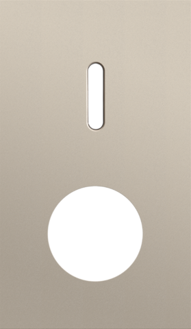 Tweevoudige afdekplaat, verticaal 60 mm centerafstand, voor