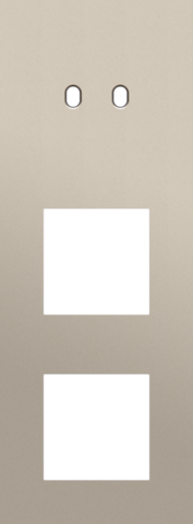Drievoudige afdekplaat, verticaal 71 mm centerafstand, voor