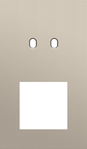 Tweevoudige afdekplaat, verticaal 60 mm centerafstand, voor