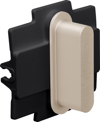 Niko Rocker voor enkelvoudige schakelfuncties, steel champag