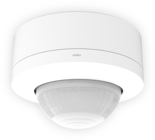 Aanwezigheidsmelder P49LR, DALI-2, BMS, 32-37 m, voor opbouw