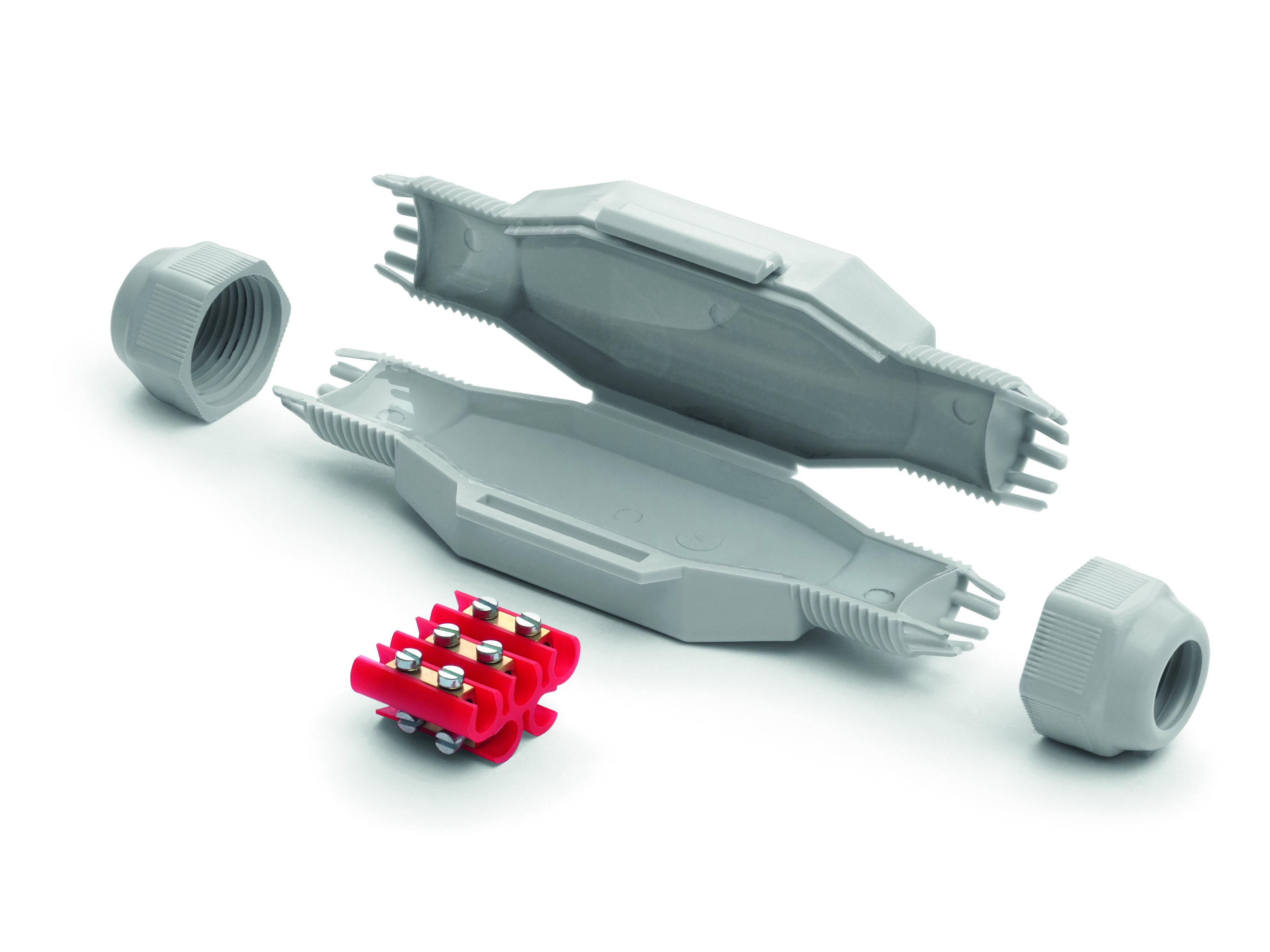 BETTY 4 grijze micro-verbindingsmof IP68/IP69K, 5X4mm² (1 st