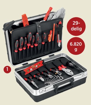 Basis Elektro Gereedschapskoffer België, 22 gereedschappen