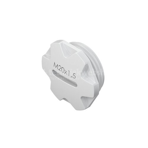 Blindstop polystyreen metrisch M20