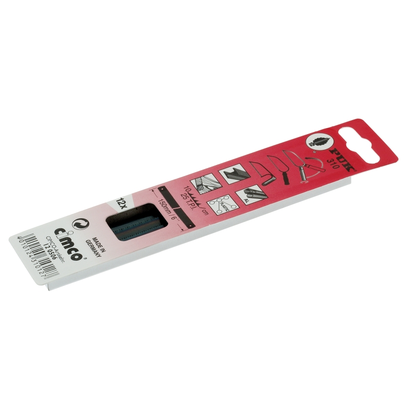 Losse Zaagbladen, vertanding 1,0mm, 150mm