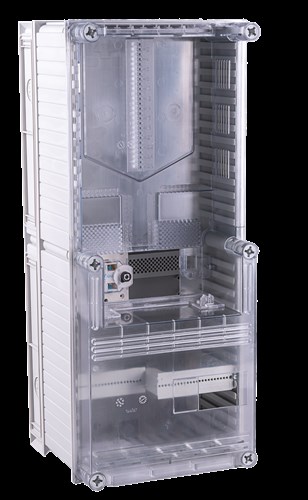 Aansluit- & meetmodule 25D60 met transparant deksel
