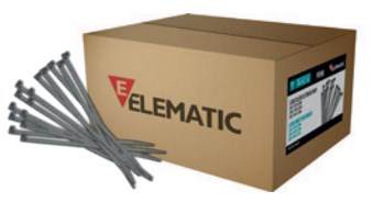 1000 zwarte kabelbantjes