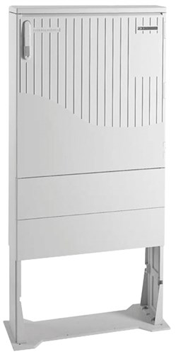 Voetpadkast DIN 0C 800x500x225 geribde deur