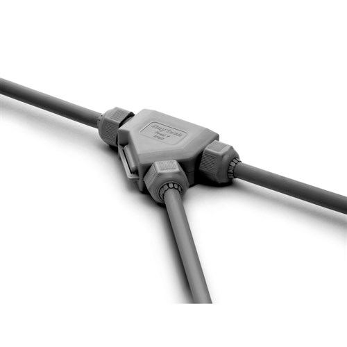 FRED-Y grijze micro-verbindingsmof IP68/IP69K  3x4 mm² < 3x2