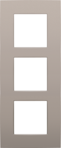 Drievoudige afdekplaat, 60 mm centerafstand, verticaal, Niko