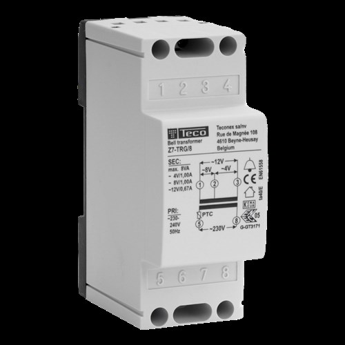 Beltransformator Teco 8VA 230VAC-4/8/12VAC