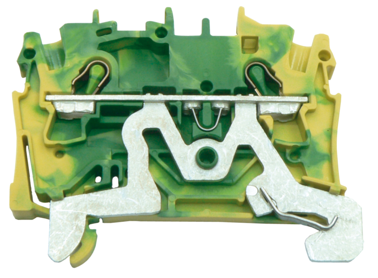 Aardingsklem 5.2 mm Veerklem Toewijzing: Terre Groen-geel WAGO 2002-1207 1 stuks