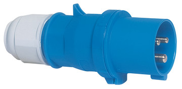 cee stekker 16A 2P+A  230V IP44,  quick-connect+multi grip