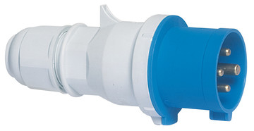 cee stekker 16A 3P+A  230V IP44,  Quick-Connect+Multi Grip