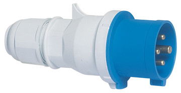 cee stekker 32A 3P+A 230V IP44, Quick-Connect+multi grip