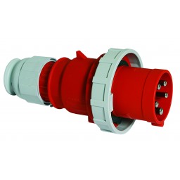 Cee stekker 63A 3P+N+A 400V IP67, schroefaansluitng+multigri