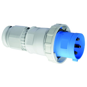 cee stekker 125A 3P+A 230V IP67 schroefaansluiting+multigrip