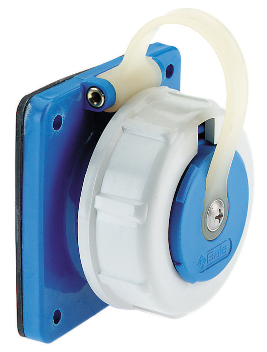 inbouw stopcontact 16A 2P+BA 230V IP68, schroefaansluiting