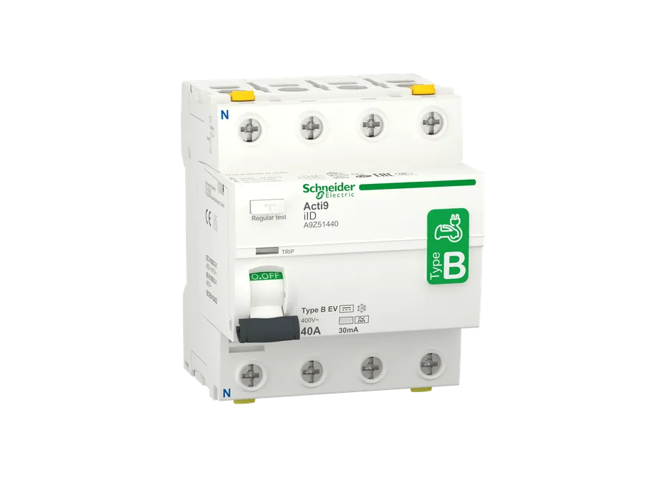 Diff.  4P-40A-30mA-B EV type