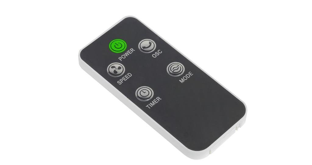 Bestron AFT80ZRC: Towerventilator met timer 8 uur en afstandsbediening, zwart, 50W - Image 3