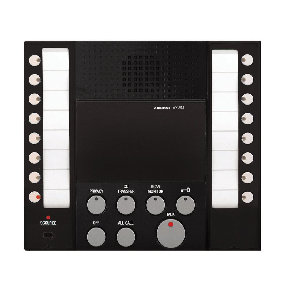 8-kanaals hoofdpost, enkel audio