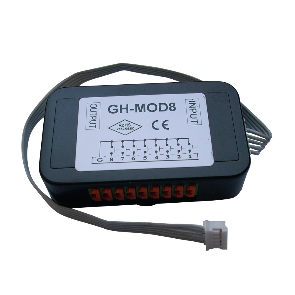 Adaptor voor 8 bestaande drukknoppen op