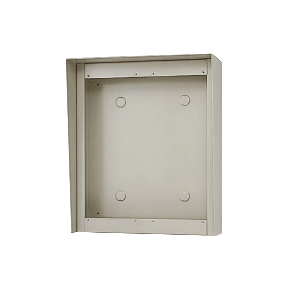 Opbouwbeh. met regenkap voor 1x2 modules