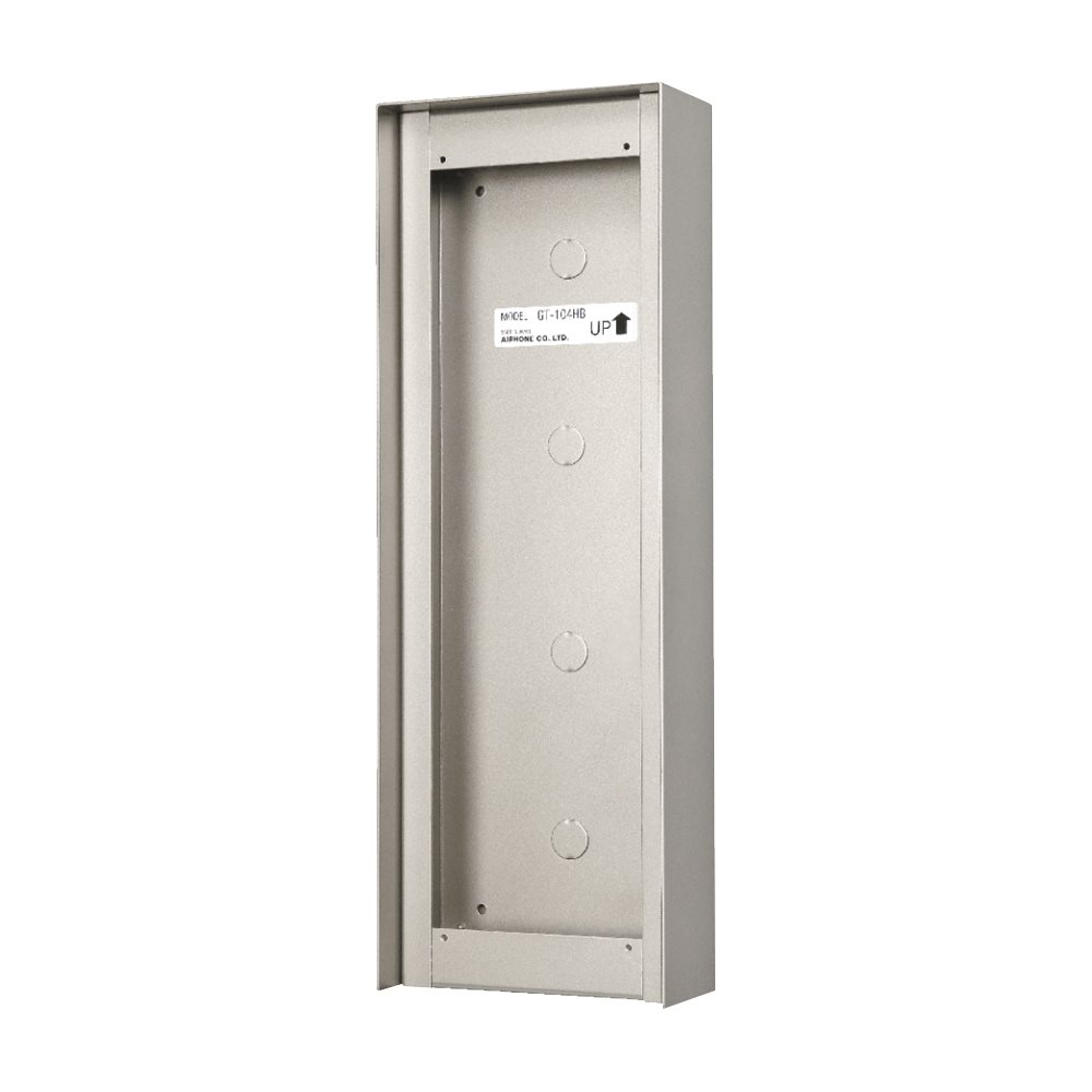 Aiphone GT104HB: OPBOUWBEH. MET REGENKAP VOOR 1X4 MODULES - A01007716