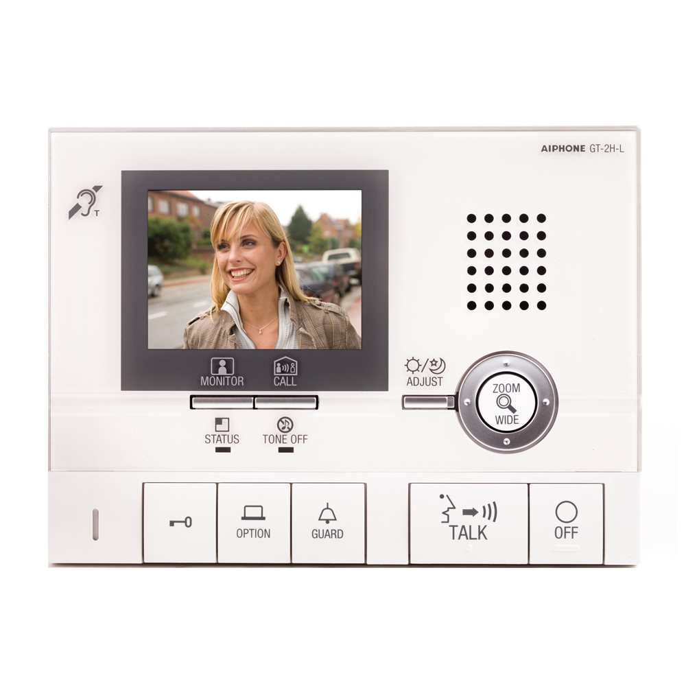 Aiphone GT2HL: VIDEOBIJPOST MET 170° BREEDBEELD, ZOOM & INTERCOM - A01007703