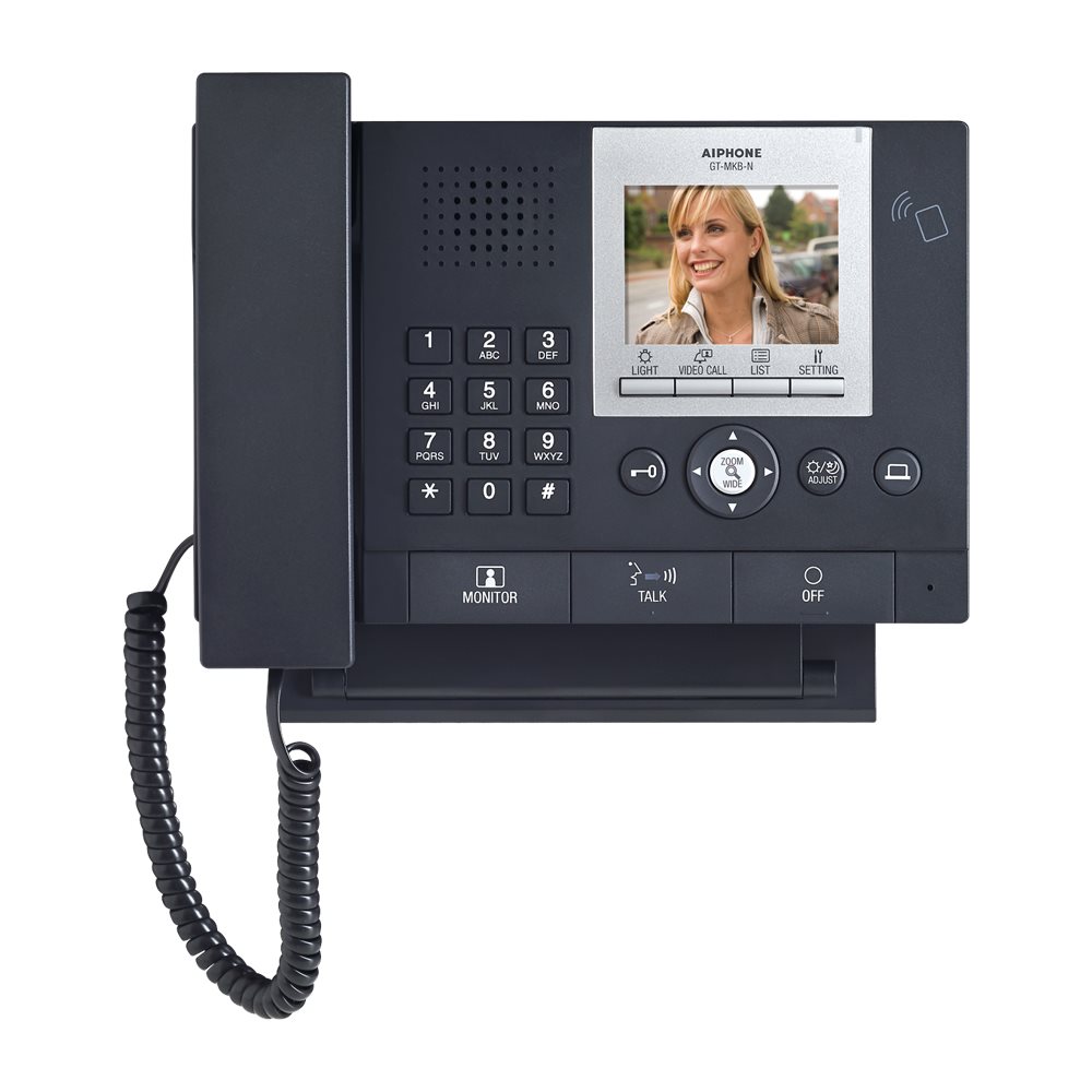 Aiphone GTMKBN: CONCIERGEPOST MET 3,5" KLEURENSCHERM & NFC - A01007976