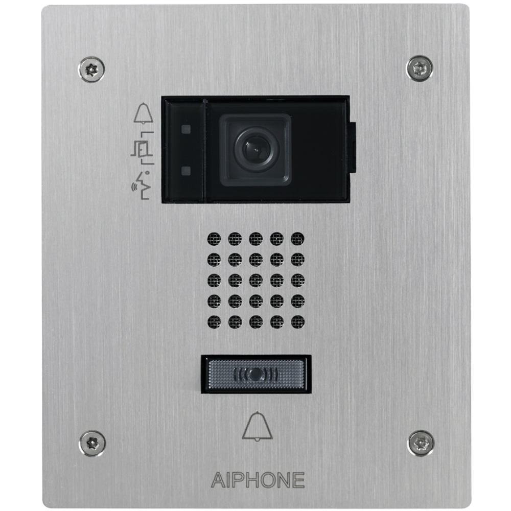 Aiphone IXDVF: IP VIDEODEURPOST, INOX, INBOUW - A01008606