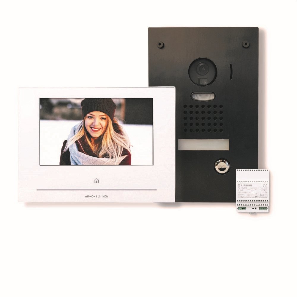 Videokit, 7" wifi monitor & zwarte inbou
