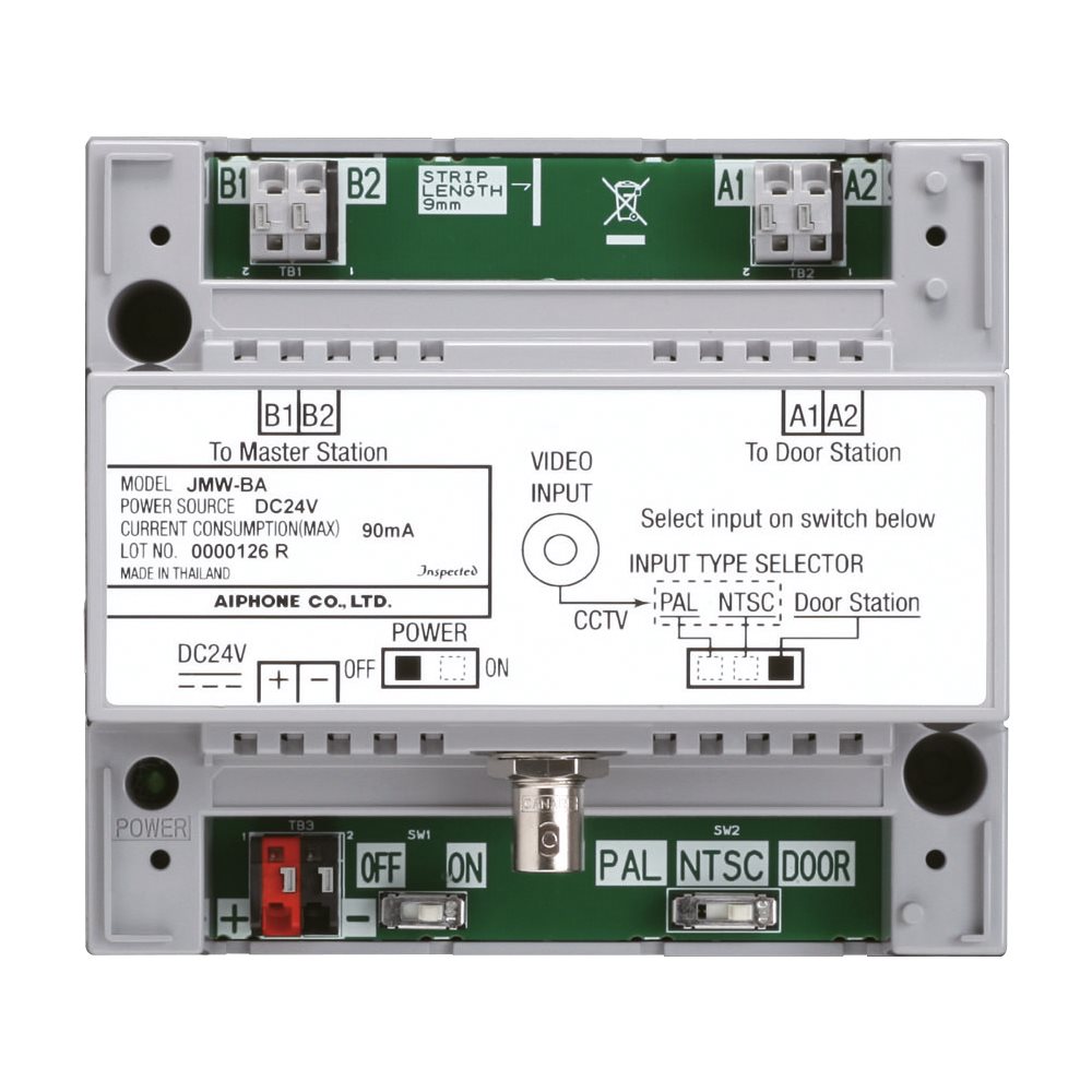 Aiphone JPWBA: LANGE AFSTAND/CCTV ADAPTOR - A01008508