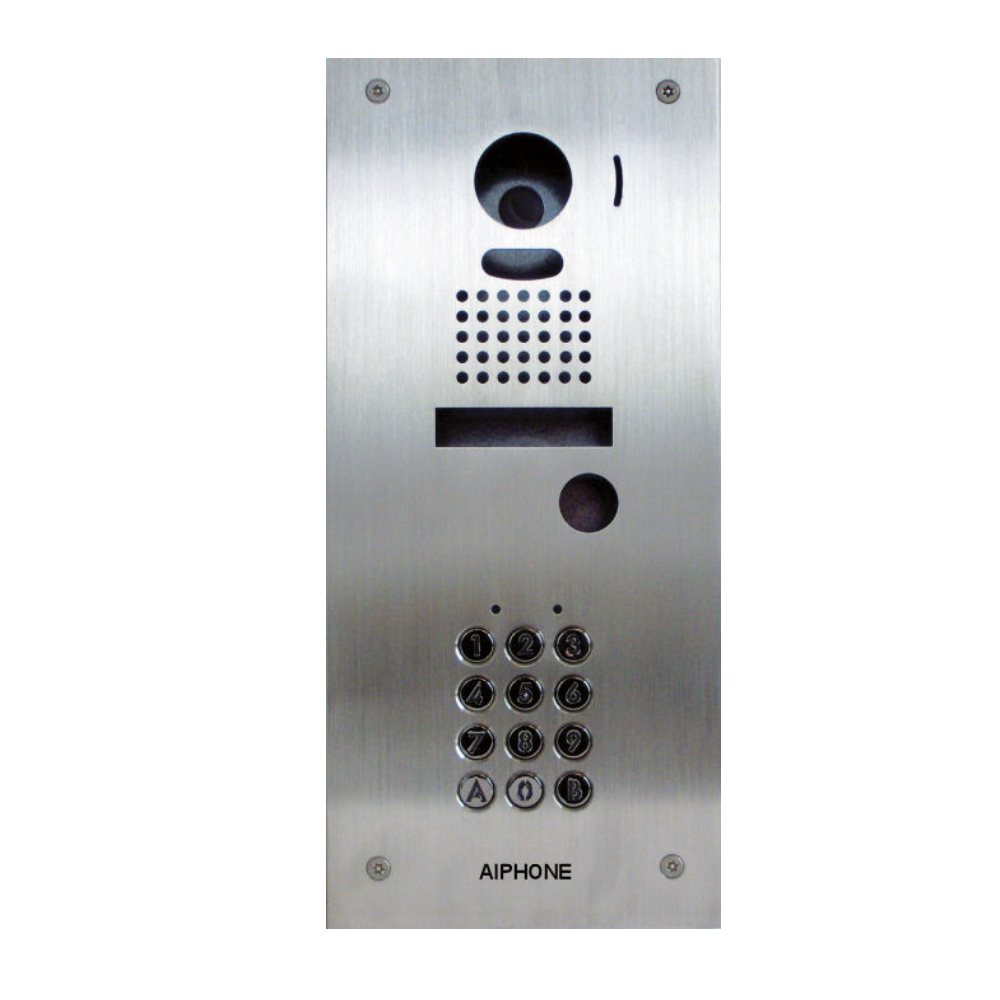 Aiphone KJKF: INOX INBOUWBEH + CODEKLAVIER VOOR JK/JO/JP-DVF - A01007525