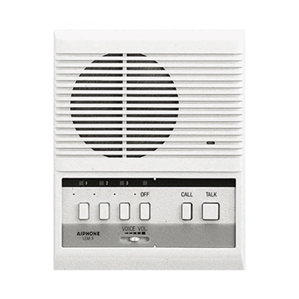 Aiphone LEM3: INTERCOM HOOFDPOST - 3 KANALEN - A01002117