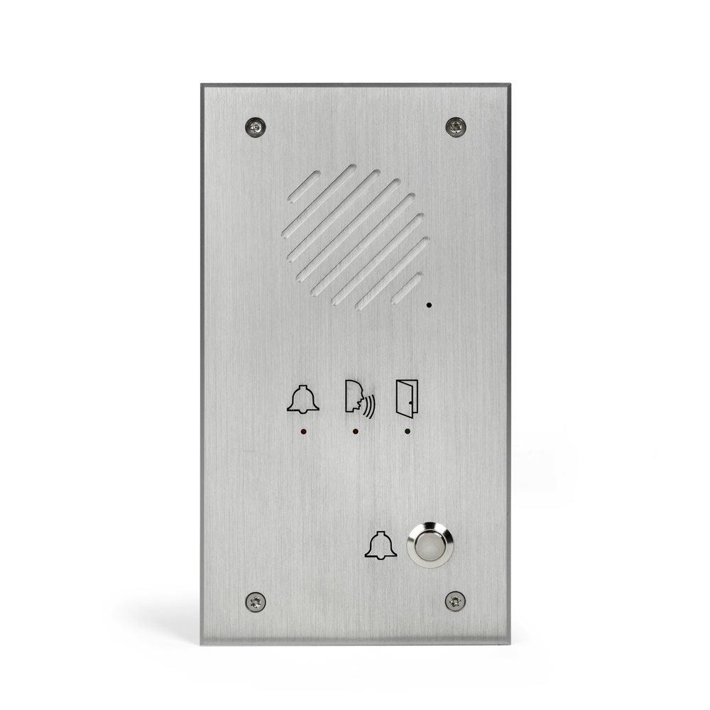 Telefoondeurpost met 1 drukknop (fr)