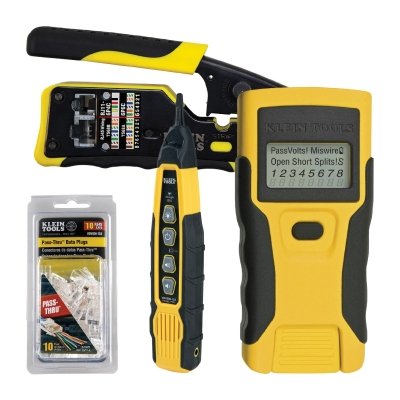 Klein Tools KTVDVKIT02: KIT VOOR MONTAGE EN CONTROLE VAN RJ11/RJ45 BEKABELING - A81000240