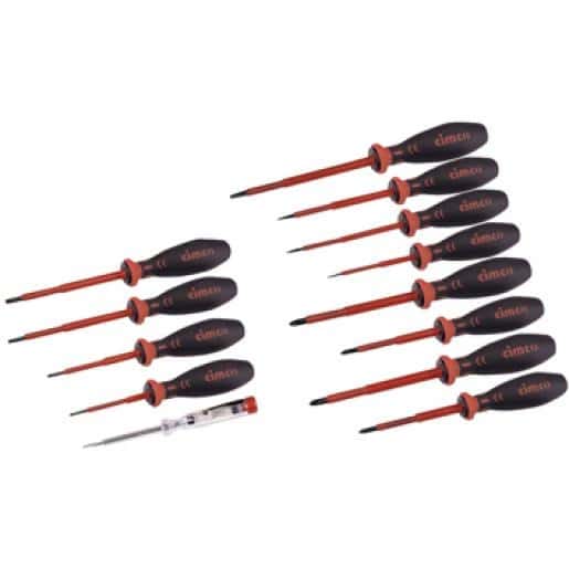 Schroevendraaier Set ELEKTRO-MEGA-DRIVE 1000V VDE, 13-delig