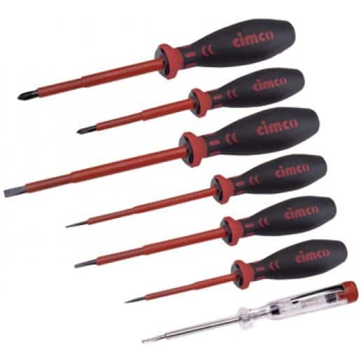 Schroevendraaier Set Sleuf en PH 1000V VDE, 7-delig