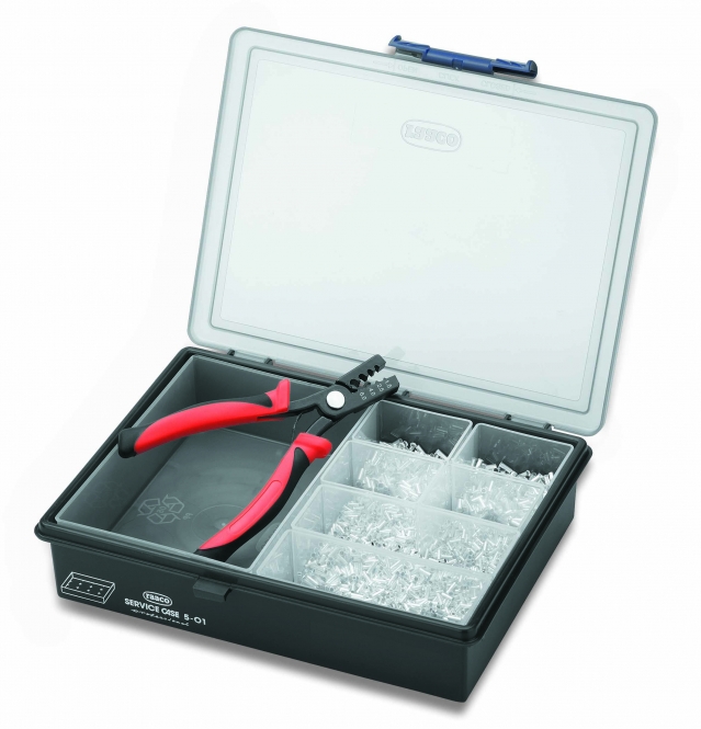 Assortiment Niet geïsoleerd adereindhulsen met tang