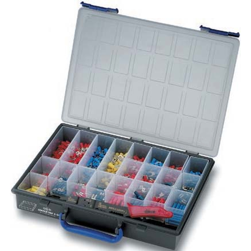 Geïsoleerde Kabelschoenen Set incl. Perstang, 501-delig