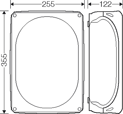 Hensel DK5055G: Aftakdoos 16-50 mm² + klem 5-polig - Image 2