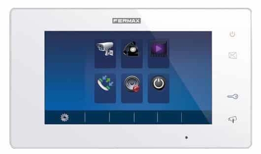 Fermax 1412: Kleur monitor WAY 7"opbouw uitbreiding voor kit 1401/1